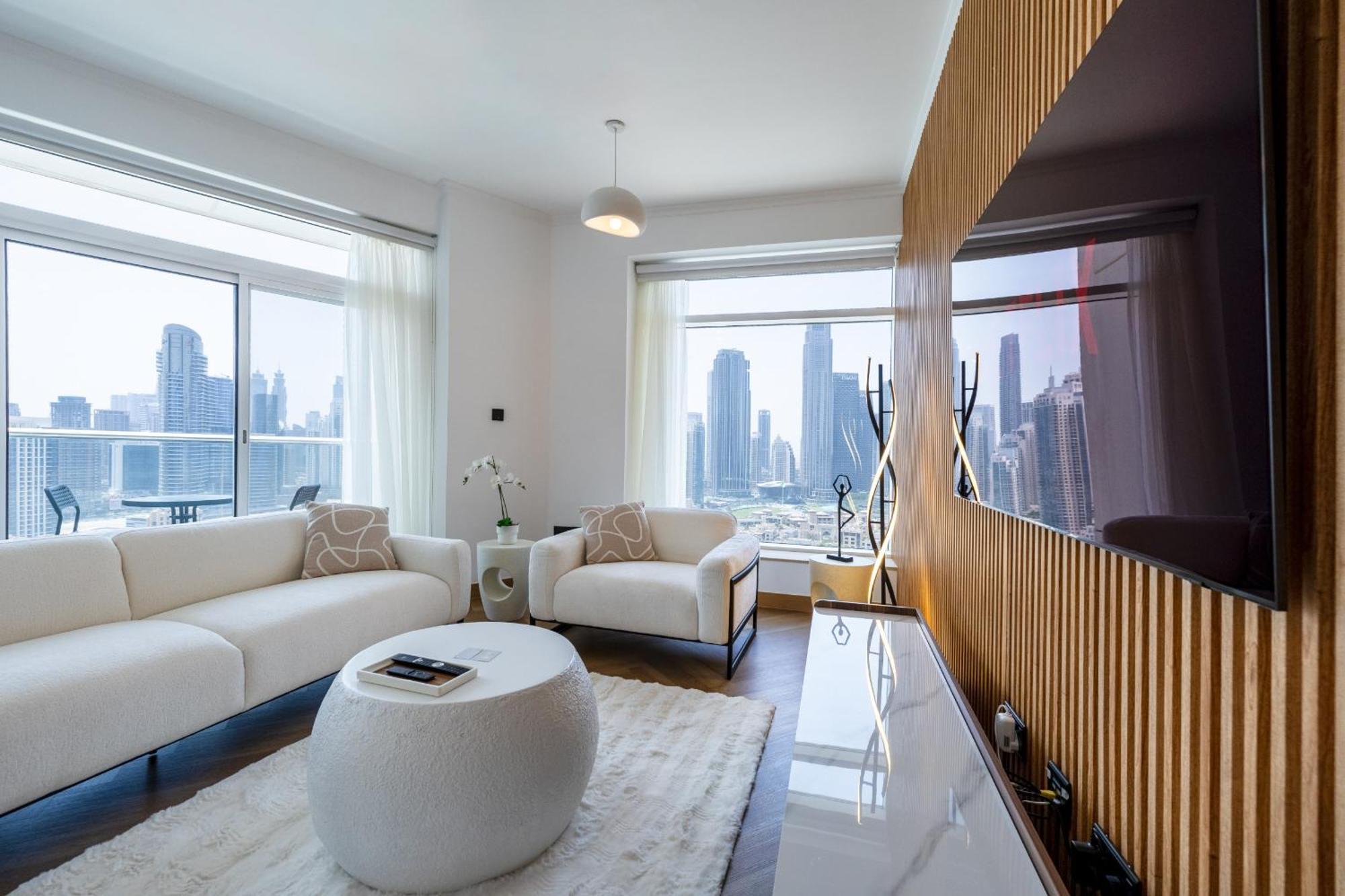 Upgraded Apartment With Stunning Burj Khalifa View 두바이 외부 사진