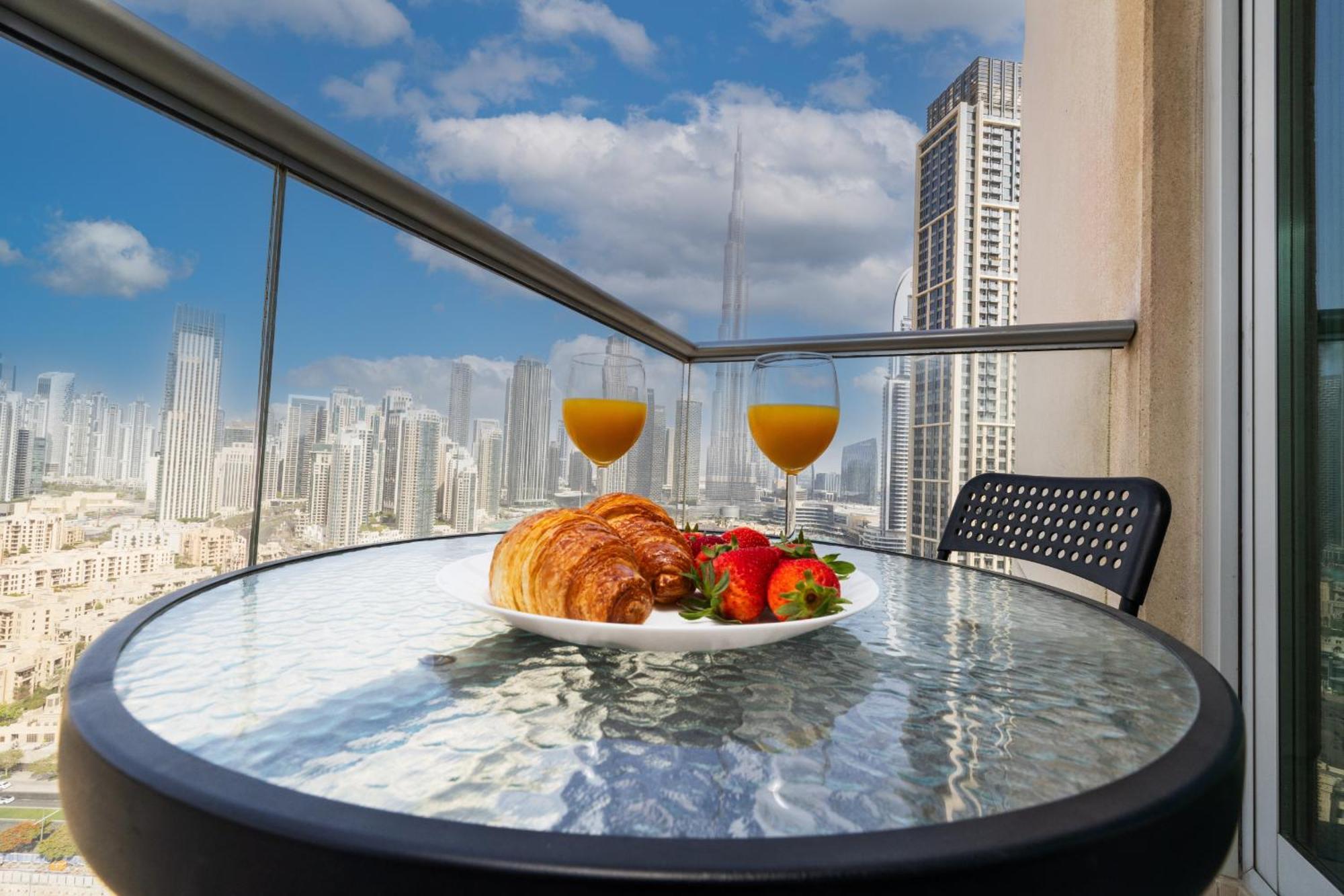 Upgraded Apartment With Stunning Burj Khalifa View 두바이 외부 사진